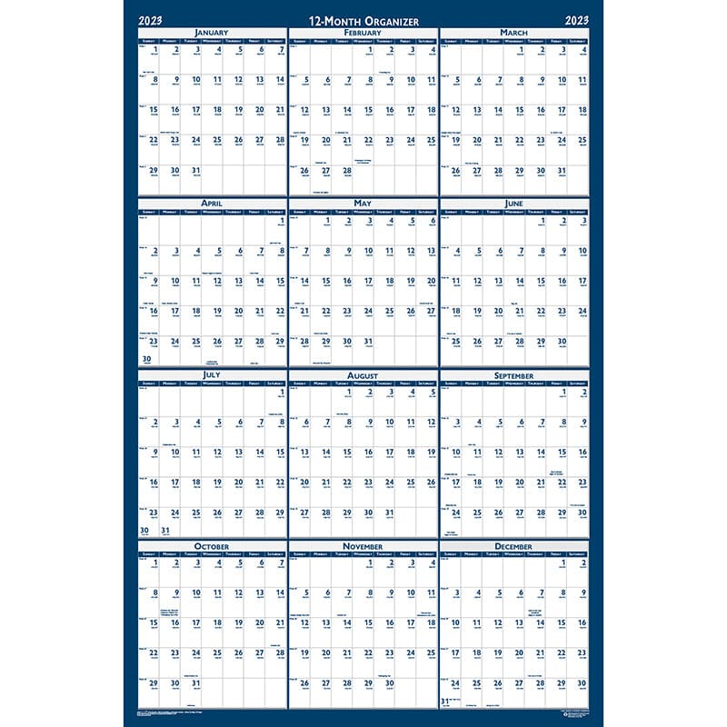 Write-On/Wipe-Off Calendar - Calendars - House Of Doolittle