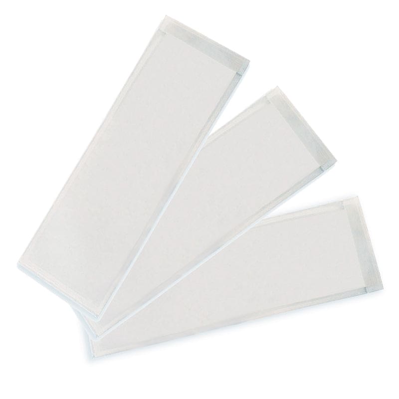 Xsmall Name Plate 3.25X10.5 25Pk Clear View Self Adhesive Pockets (Pack of 3) - Name Plates - Ashley Productions