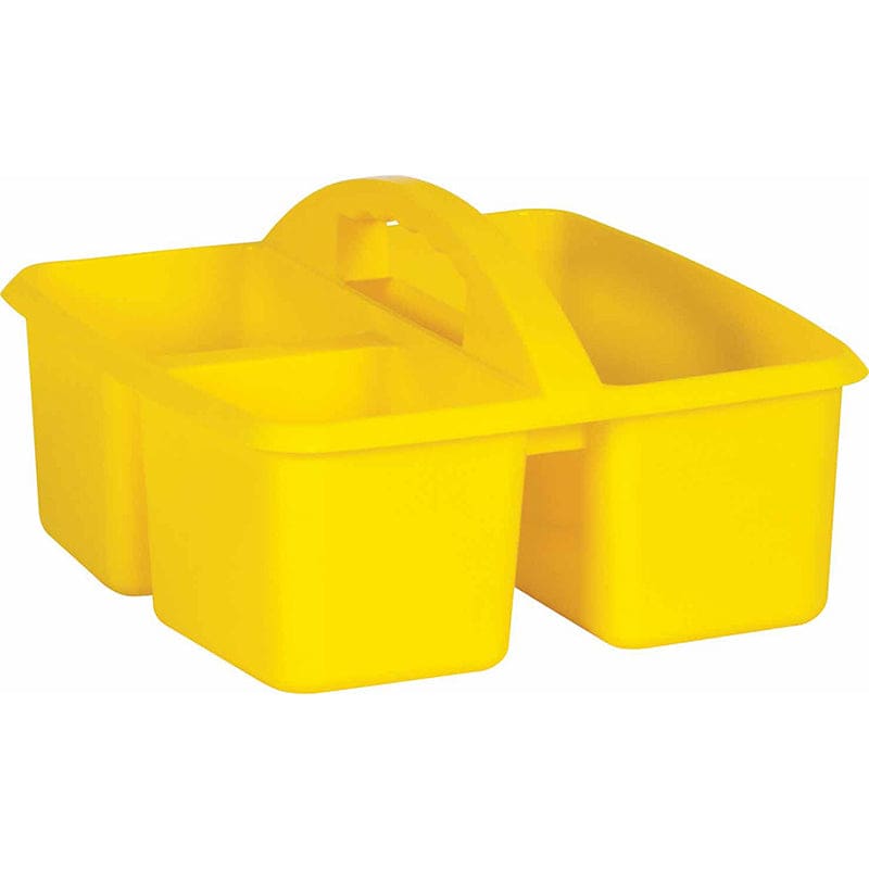 Yellow Plastic Storage Caddy - Storage Containers - Teacher Created Resources