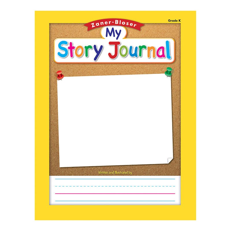 Zaner Bloser Story Journal Gr K 3/4In Ruling - Note Books & Pads - Zaner-bloser Inc