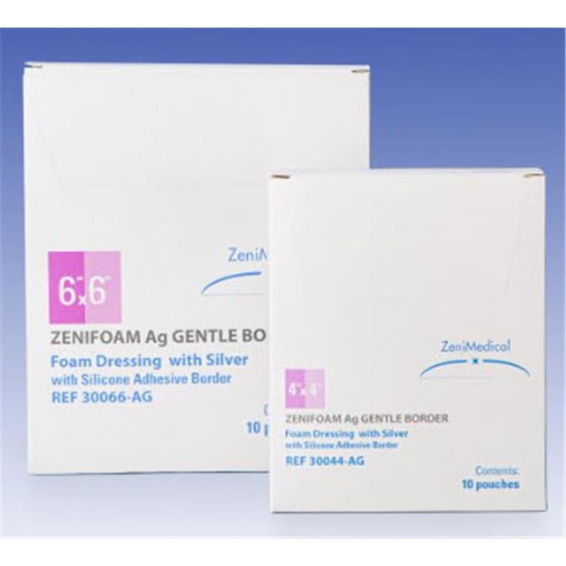 Zeni Medical Zenifoam Gentle Border 4 X 4 Box of 10 - Item Detail - Zeni Medical